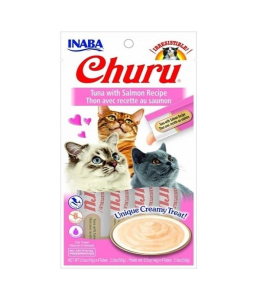 INABA CHURU TUNA WITH SALMON 56 g/4 sticks