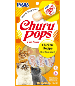 INABA CHURU CHURU POPS CHICKEN 60g/4 sticks per pack