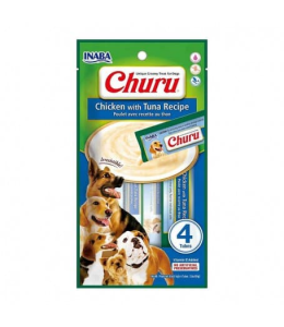 INABA CHURU chicken with tuna recipe 56g/4 sticks per pack