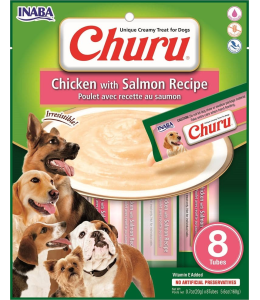 INABA CHURU chicken with salmon recipe 56g/4 sticks per pack