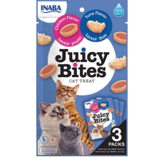 INABA Juicy Bites Tuna & Chicken Flavor 33.9g /3 pouches per pack