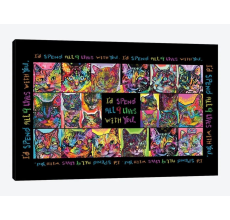 Drymate Mats for Cats Cat Collage 12 X 20 Inch - 30 Cms X 50 Cms