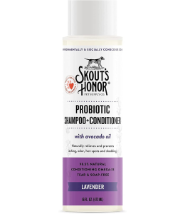 Skouts Honor Probiotic Shampoo Plus Conditioner Lavender Grooming 475ML