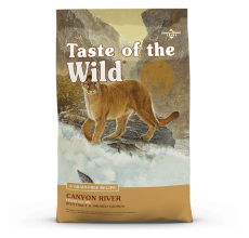 Taste of  the Wild Canyon River Feline Recipe with Trout & Smoked Salmon 2.27kg (CAT)