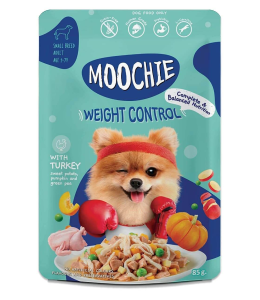 Moochie Dog Food Casserole with Turkey - Weight Control Pouch 85g