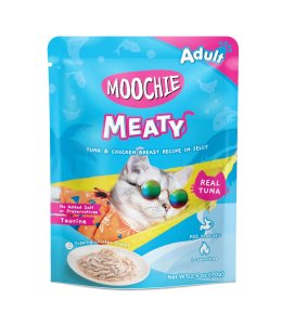 Moochie Cat Food Tuna & Chicken Breast Recipe in Jelly Pouch 70g