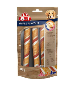 8in1 Triple Flavour Rolls 113g