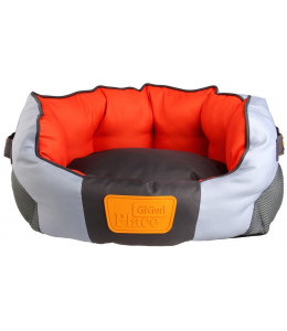 Gigwi Place Soft Bed Canvas, TPR Red & Orange Medium