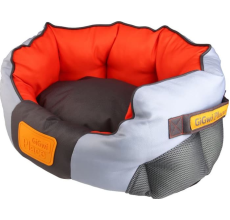 Gigwi Place Soft Bed Canvas, TPR Red & Orange Small