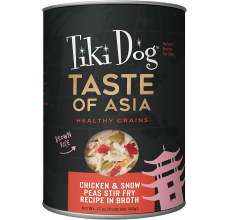 Tiki Dog Taste of Asia! Chicken & Snow Peas Stir Fry 12oz can