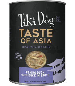 Tiki Dog Taste of Asia! Peking Duck 12oz can