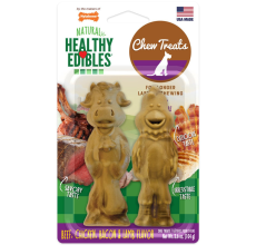 Nylabone Healthy Edibles Farm Friends Variety Pack 2ct Card Large