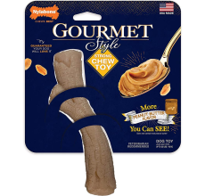 Nylabone Gourmet Style Strong Chew Stick, Peanut Butter Medium