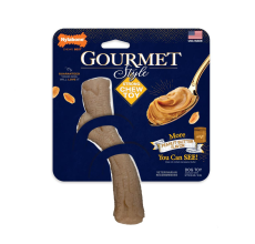 Nylabone Gourmet Style Strong Chew Stick, Peanut Butter XL