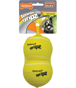 Nylabone Nyla Play Tennis Ball 2pk Large