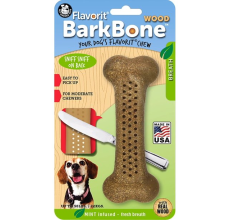 Pet Qwerks Barkbone Wood Flavorit Mint Flavor 