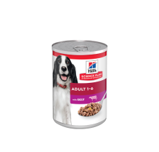 Hill's Science Plan Adult Dog Food with Beef - 370g