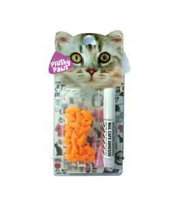 NutraPet Plushy Paws Nail Caps Orange Peel #26 Medium