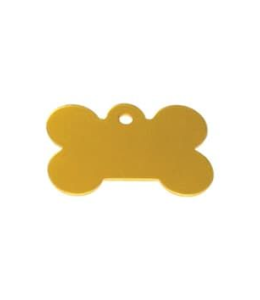 Imarc Pet Tag Bone Large Gold