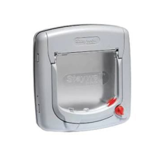 PetSafe 4 Way Locking Deluxe Cat Flap - Grey