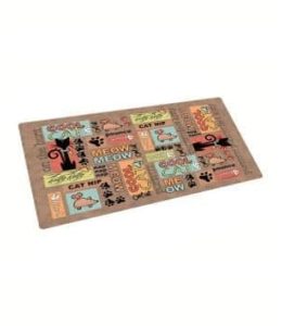 Drymate Cat Place Mat Cool Cat Brown 12x20cm