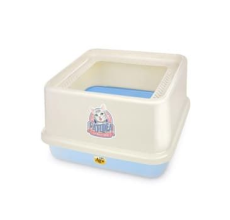 CatIdea Top Entry Cat Litter Box-Sky Blue