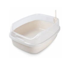 Nutrapet Cat Toilet XL Deodorized Cat Litter Box Cream 62*46*23 cm