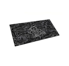 Drymate Good Dog Cross Bones - Black Dog Bowl Place Mat 12 x 20 inches