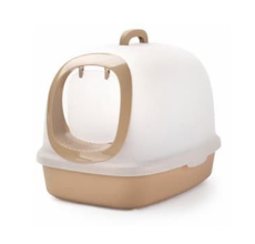 Nutrapet Cat Toilets XXL Luxury Cat Litter Box Brown 62*46*44 cm