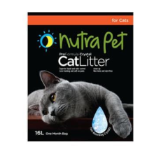 NutraPet Cat Litter Silica Gel 16L - (Non -Scented)