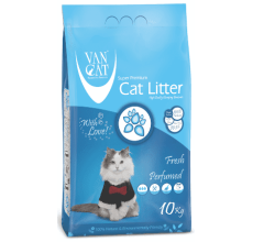 Van Cat White Bentonite Clumping Cat Litter Fresh 10Kg