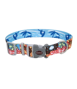 Coastal 1.5 and Sublime Dog Collar Surf,Sun and Beach Large