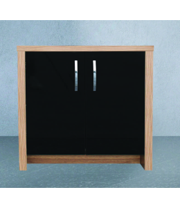 Aqua One Inspire 80 Cabinet 80x40x75cm Black Gloss Door (walnut)