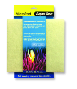 Aqua One Micro Pad - Self Cut Filter Pad 25.4 W X 45.7cm L