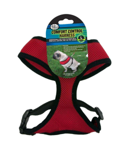 Four Paws Comfort Control Harness LG Red 12cs