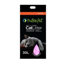 Nutrapet Cat Litter Silica Gel 30L 20KGS- Scented Orange- SOLD PER BOX
