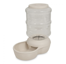 Petmate Aspen Pet Lebistro Feeder 5 Lb Bleached Linen