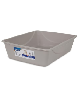 Petmate Litter Pan Large ~ Mouse Gray