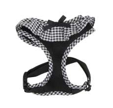 PUPPIA VIVIEN HARNESS A BLACK L Neck 13.5" Chest 20-29"