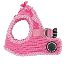 PUPPIA VIVIEN HARNESS B PINK M Neck 9.84" Chest 14.96"