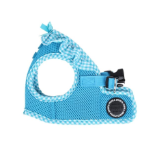 PUPPIA VIVIEN HARNESS B SKY BLUE S Neck 8.26" Chest 12.20"