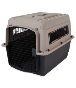 PETMATE ULTRA VARI KENNEL FASHION 32" 30-50LB ~ TAUPE & BLACK