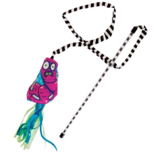 Petmate Fat Cat Catfisher Teasers – Worm Wand