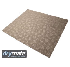 Drymate Litter Trapping Mats DEBOSSED PAW LITTER MAT TAUPE 28 X 34 Inches