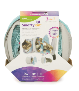 SmartyKat® Fringe Frenzy™ Cat Activity Tunnel