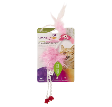 SmartyKat® Flamingo Flop™ Feathered Catnip and Silvervine Cat Toy
