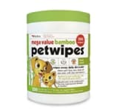 Petkin Extra Mega Valu Bamboo Petwipes 200ct