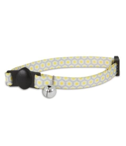 Petmate Aspen Pet Cat Collar 3/8"X8-12" Retro Flower Yellow