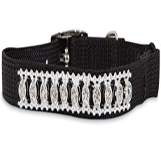 PETMATE ASPEN PET JEWEL CUSTOM FIT CAT COLLAR 3/8" x 8-10" BLACK