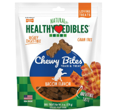 Nylabone Healthy Edibles Chewy Bites Bacon Flavor 6 oz